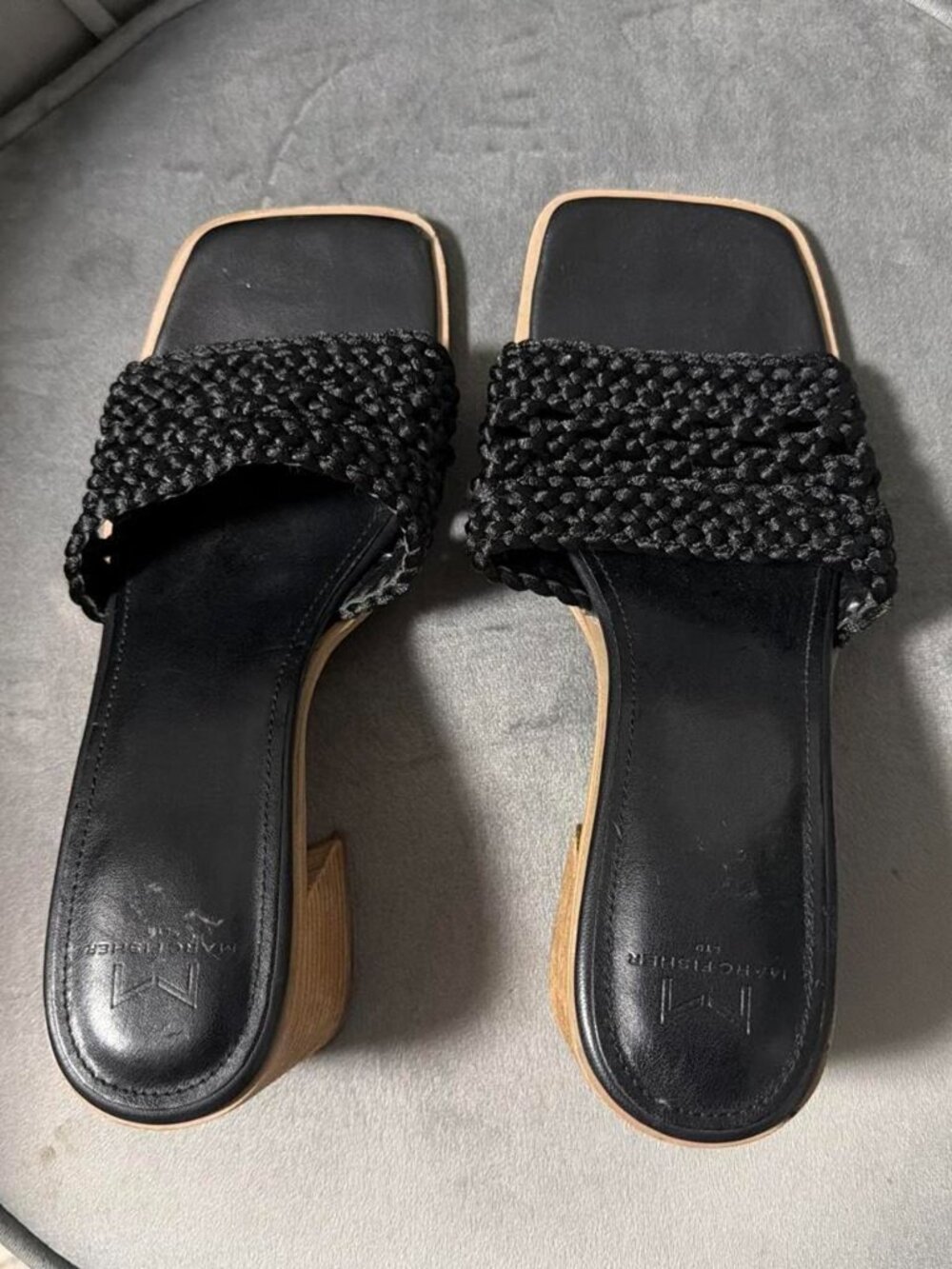 Marc Fisher Women's Black Sandals